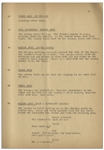 Moe Howard's Signed 32pp. Script Dated May 1942 for The 1943 Three Stooges Film ''Back From the Front'', With Working Title ''A Sailor's Mess'' -- Signed by Moe on Cover -- Very Good Condition